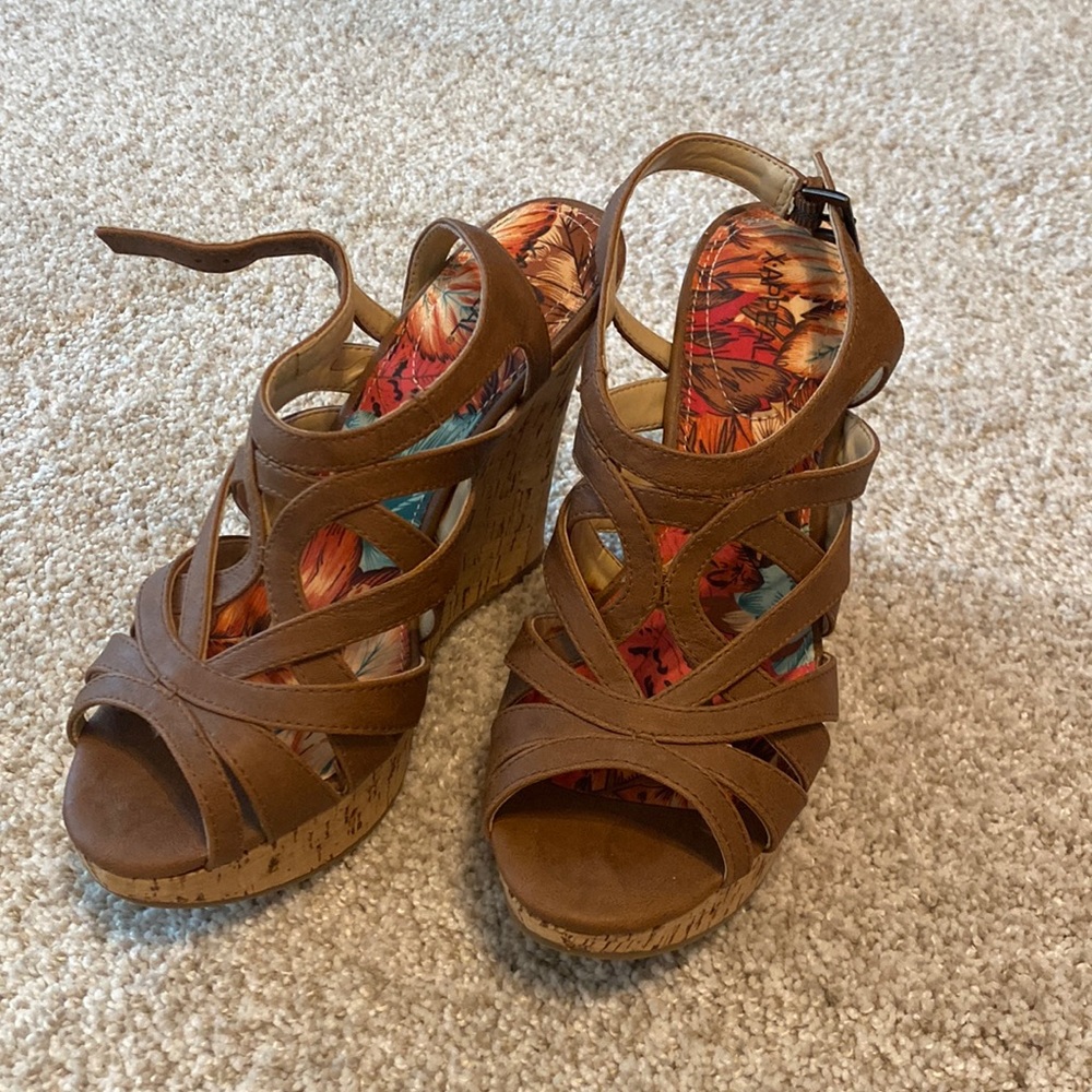 X•Appeal from Rack Room wedges size 6.5